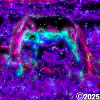 Grazing Space Horse