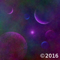 Planetary System in Murky Space